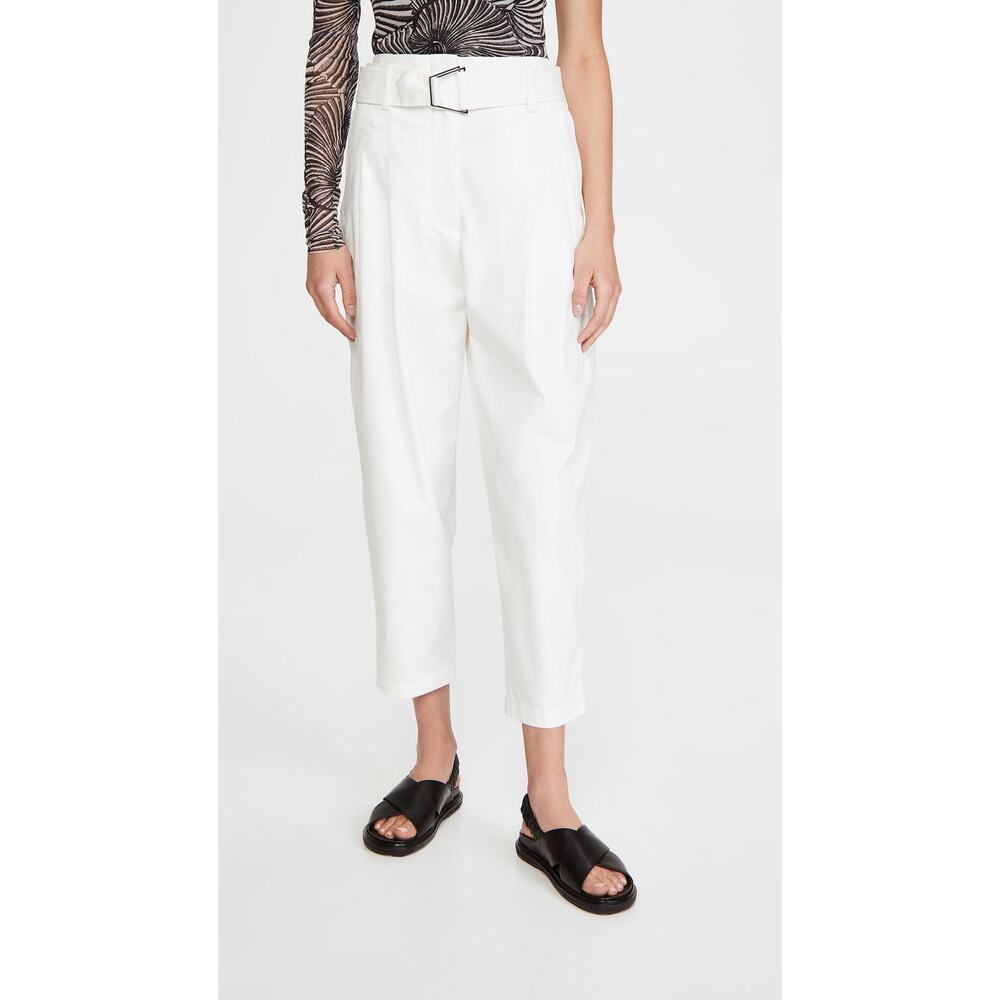 3.1 Phillip Lim Belted Utility Tapered Pants Ant. White - 2